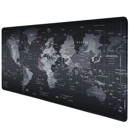 World Map Gaming Mouse Pad Large Size Desk Keyboard Mat 800MM X 300MM