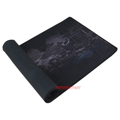 World Map Gaming Mouse Pad Large Size Desk Keyboard Mat 800MM X 300MM
