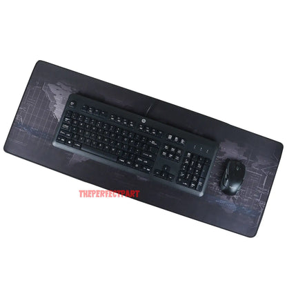 World Map Gaming Mouse Pad Large Size Desk Keyboard Mat 800MM X 300MM